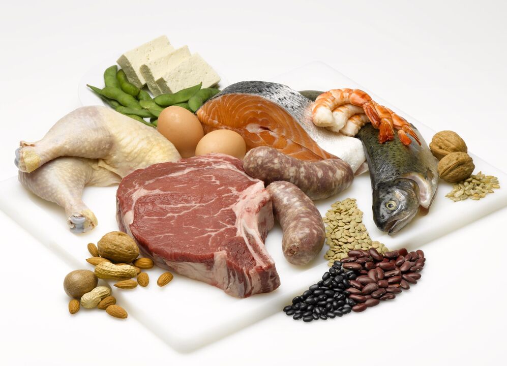 Olbaltumvielu diētas pamatā ir olbaltumvielas saturošu pārtikas produktu ēšana. 