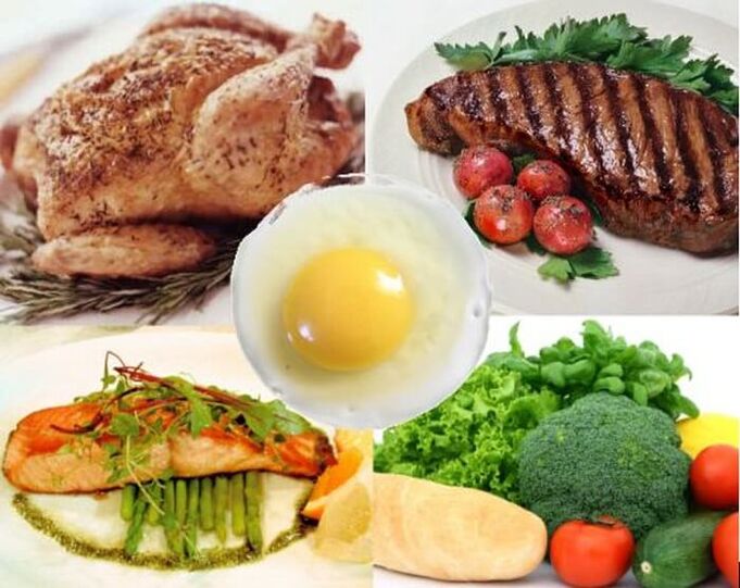Ēdieni, kas iekļauti 14 dienu olbaltumvielu diētas ēdienkartē svara zaudēšanai